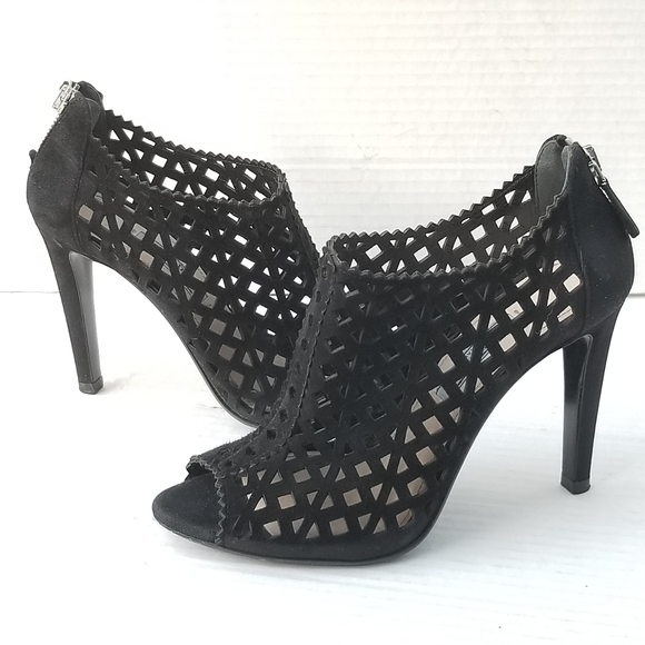 Prada cutout Black booties heels - Picture 6 of 16